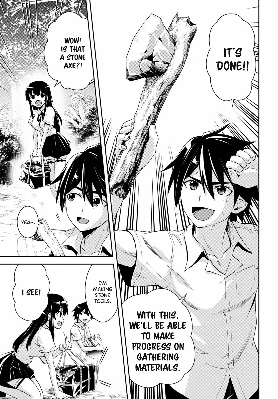 Isekai Yurutto Survival Seikatsu: Gakkou no Minna to Isekai no Mujintou ni Tenishitakedo Ore Dake Rakushou desu Chapter 5 page 6 - 