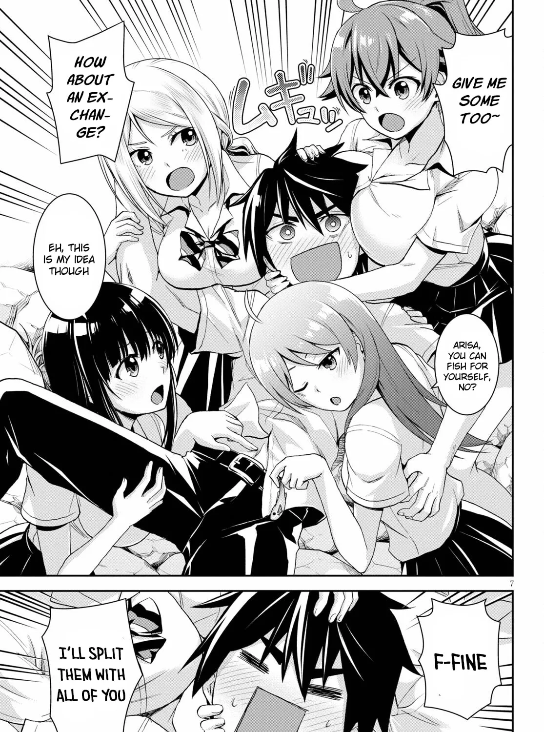 Isekai Yurutto Survival Seikatsu: Gakkou no Minna to Isekai no Mujintou ni Tenishitakedo Ore Dake Rakushou desu Chapter 7.5 page 14 - 