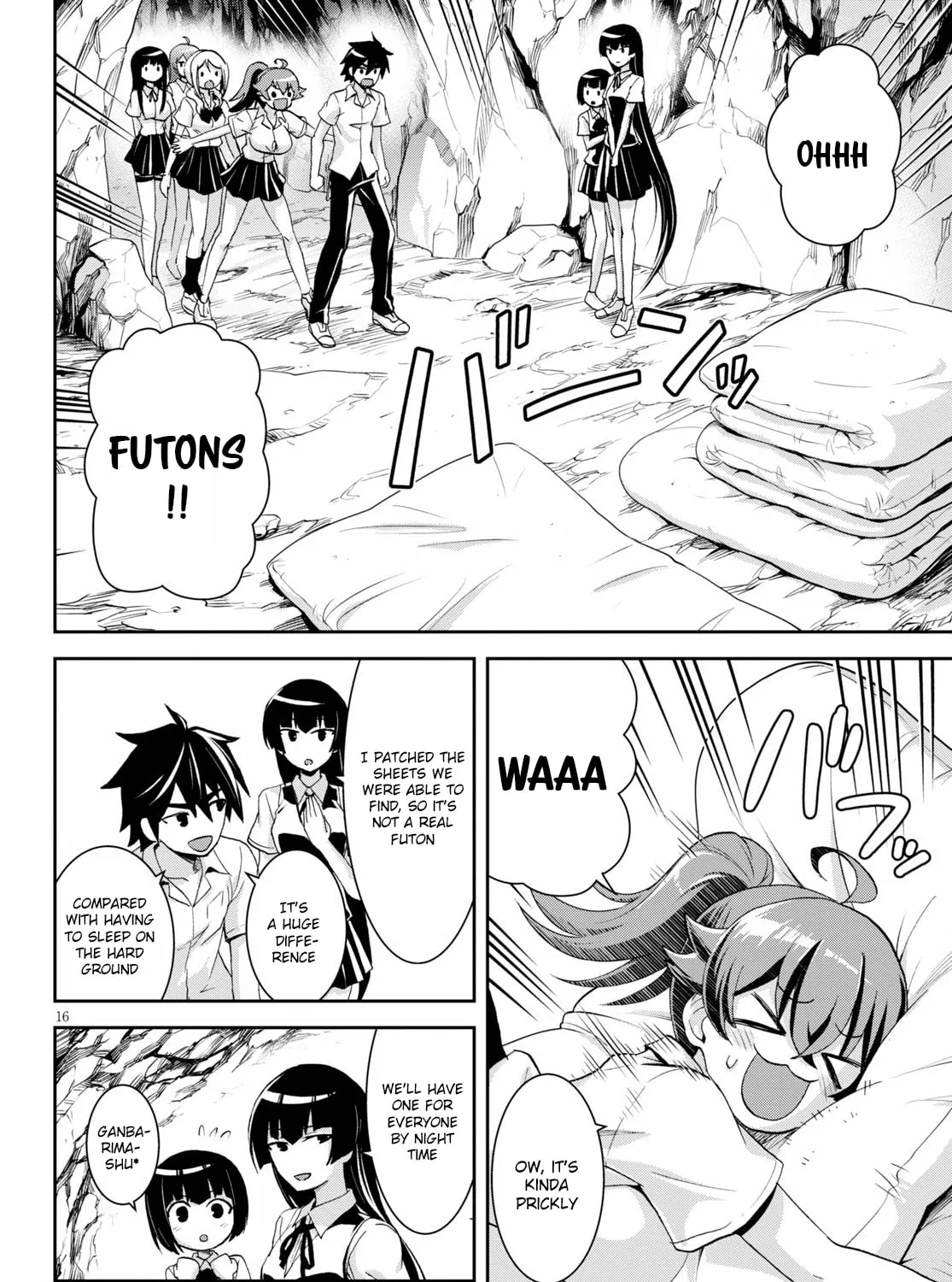 Isekai Yurutto Survival Seikatsu: Gakkou no Minna to Isekai no Mujintou ni Tenishitakedo Ore Dake Rakushou desu Chapter 7 page 36 - 