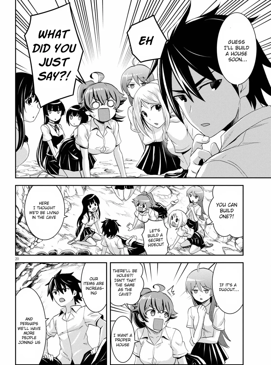 Isekai Yurutto Survival Seikatsu: Gakkou no Minna to Isekai no Mujintou ni Tenishitakedo Ore Dake Rakushou desu Chapter 7 page 44 - 