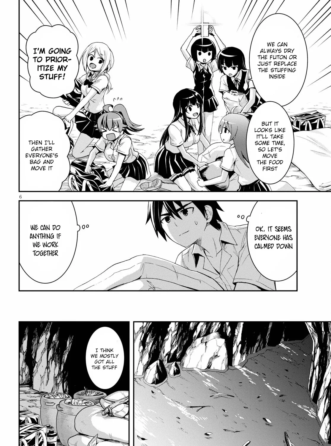 Isekai Yurutto Survival Seikatsu: Gakkou no Minna to Isekai no Mujintou ni Tenishitakedo Ore Dake Rakushou desu Chapter 8 page 12 - 