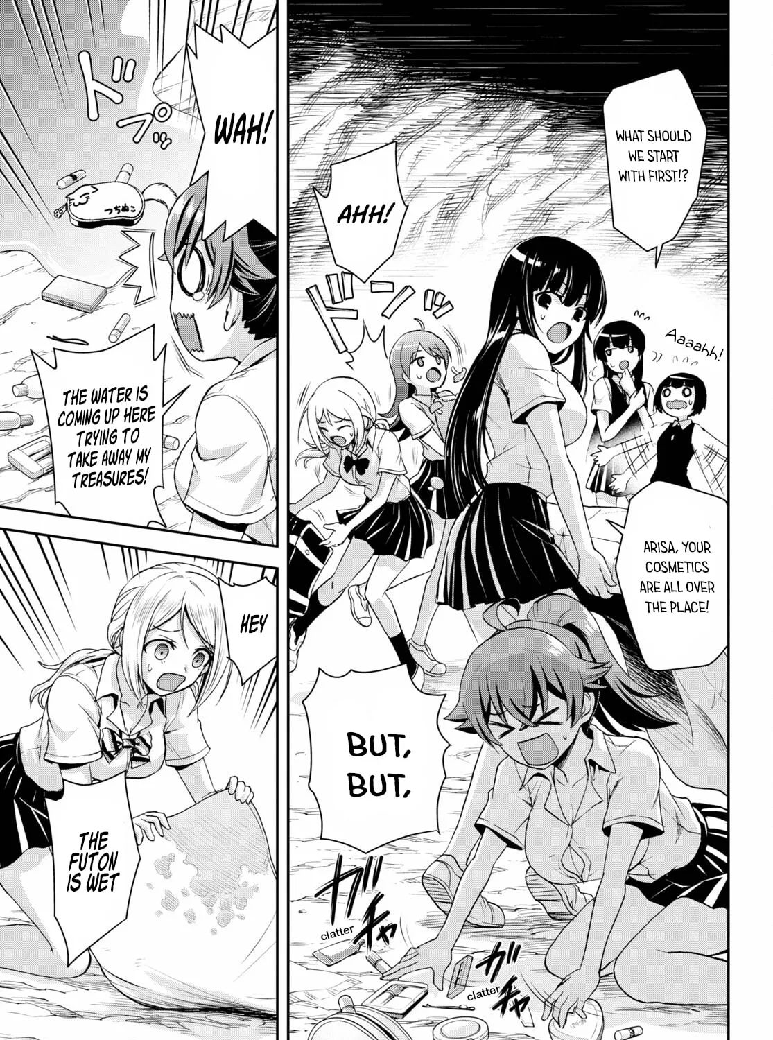 Isekai Yurutto Survival Seikatsu: Gakkou no Minna to Isekai no Mujintou ni Tenishitakedo Ore Dake Rakushou desu Chapter 8 page 6 - 