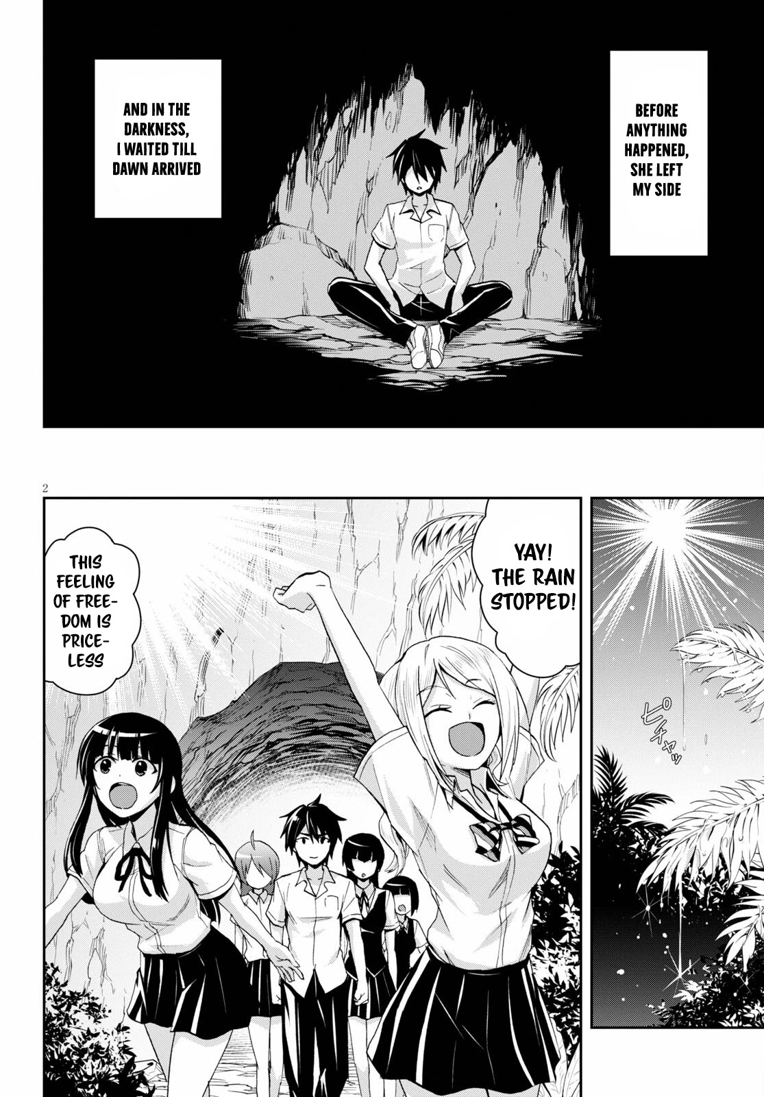 Isekai Yurutto Survival Seikatsu: Gakkou no Minna to Isekai no Mujintou ni Tenishitakedo Ore Dake Rakushou desu Chapter 9 page 3 - 