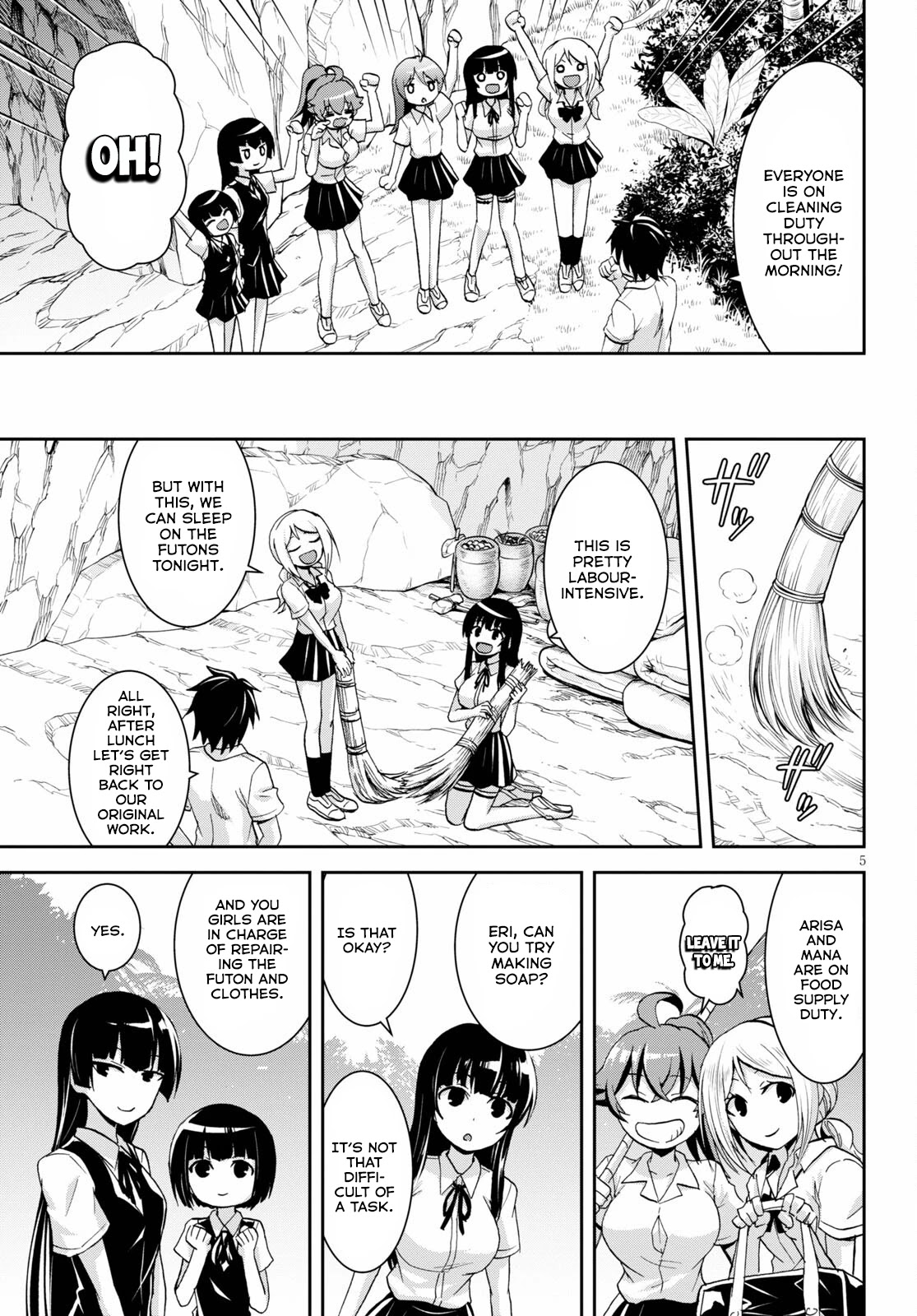 Isekai Yurutto Survival Seikatsu: Gakkou no Minna to Isekai no Mujintou ni Tenishitakedo Ore Dake Rakushou desu Chapter 9 page 6 - 