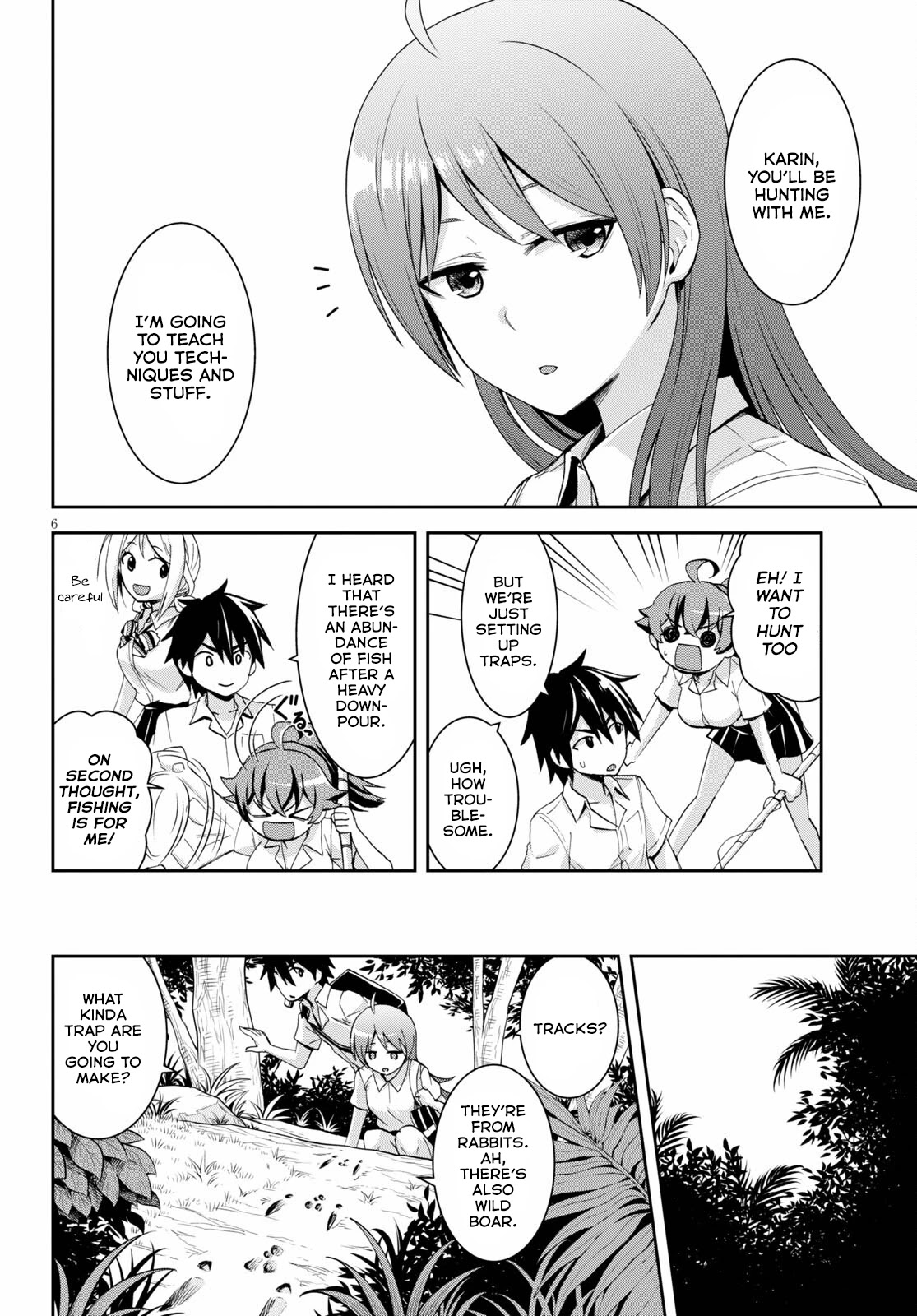 Isekai Yurutto Survival Seikatsu: Gakkou no Minna to Isekai no Mujintou ni Tenishitakedo Ore Dake Rakushou desu Chapter 9 page 7 - 