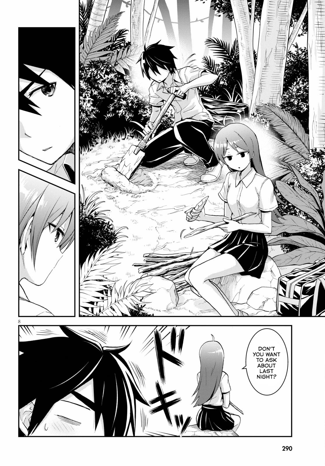 Isekai Yurutto Survival Seikatsu: Gakkou no Minna to Isekai no Mujintou ni Tenishitakedo Ore Dake Rakushou desu Chapter 9 page 9 - 