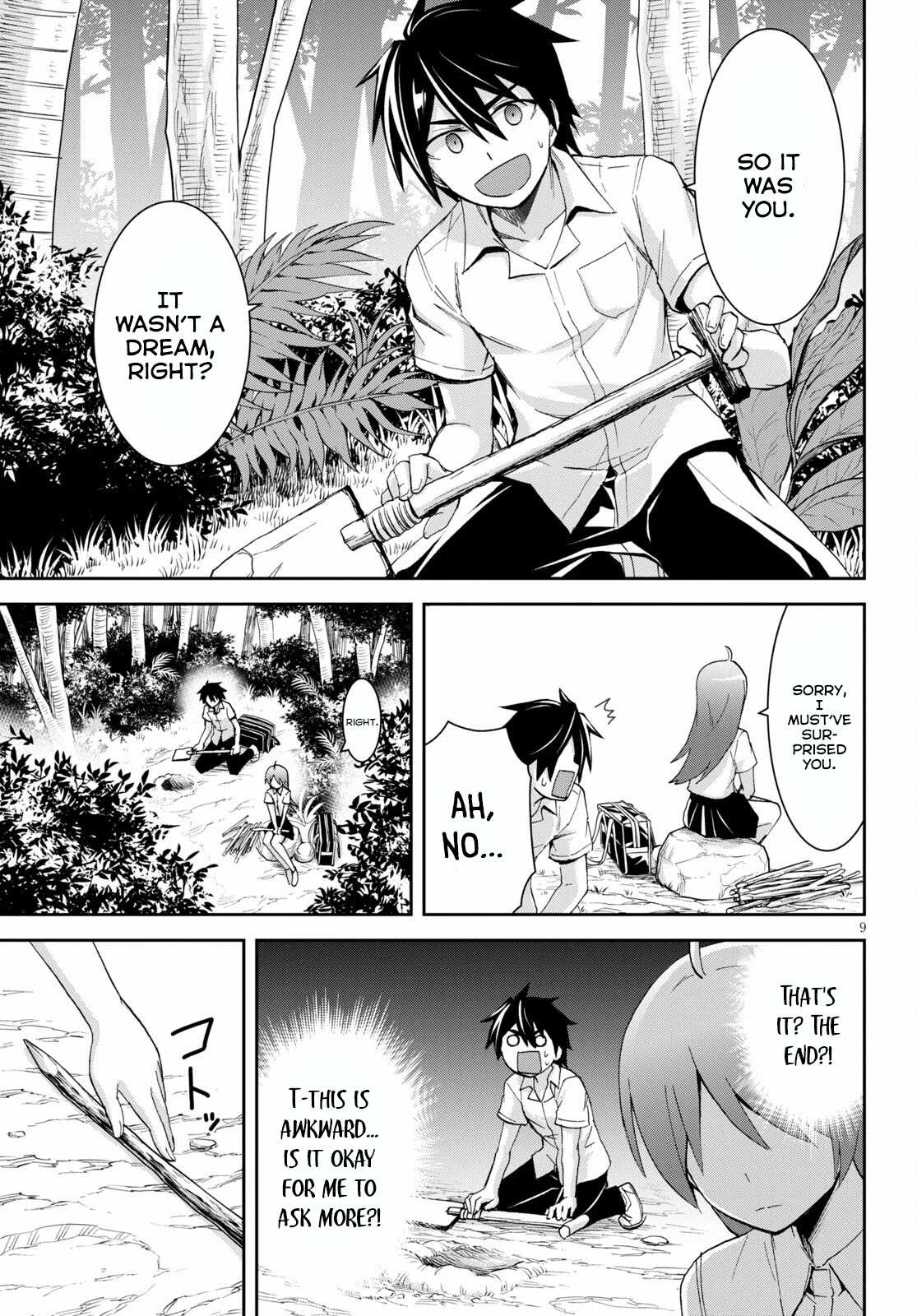Isekai Yurutto Survival Seikatsu: Gakkou no Minna to Isekai no Mujintou ni Tenishitakedo Ore Dake Rakushou desu Chapter 9 page 10 - 