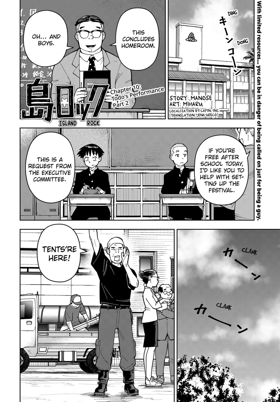 Island Rock Chapter 10 page 1 - 
