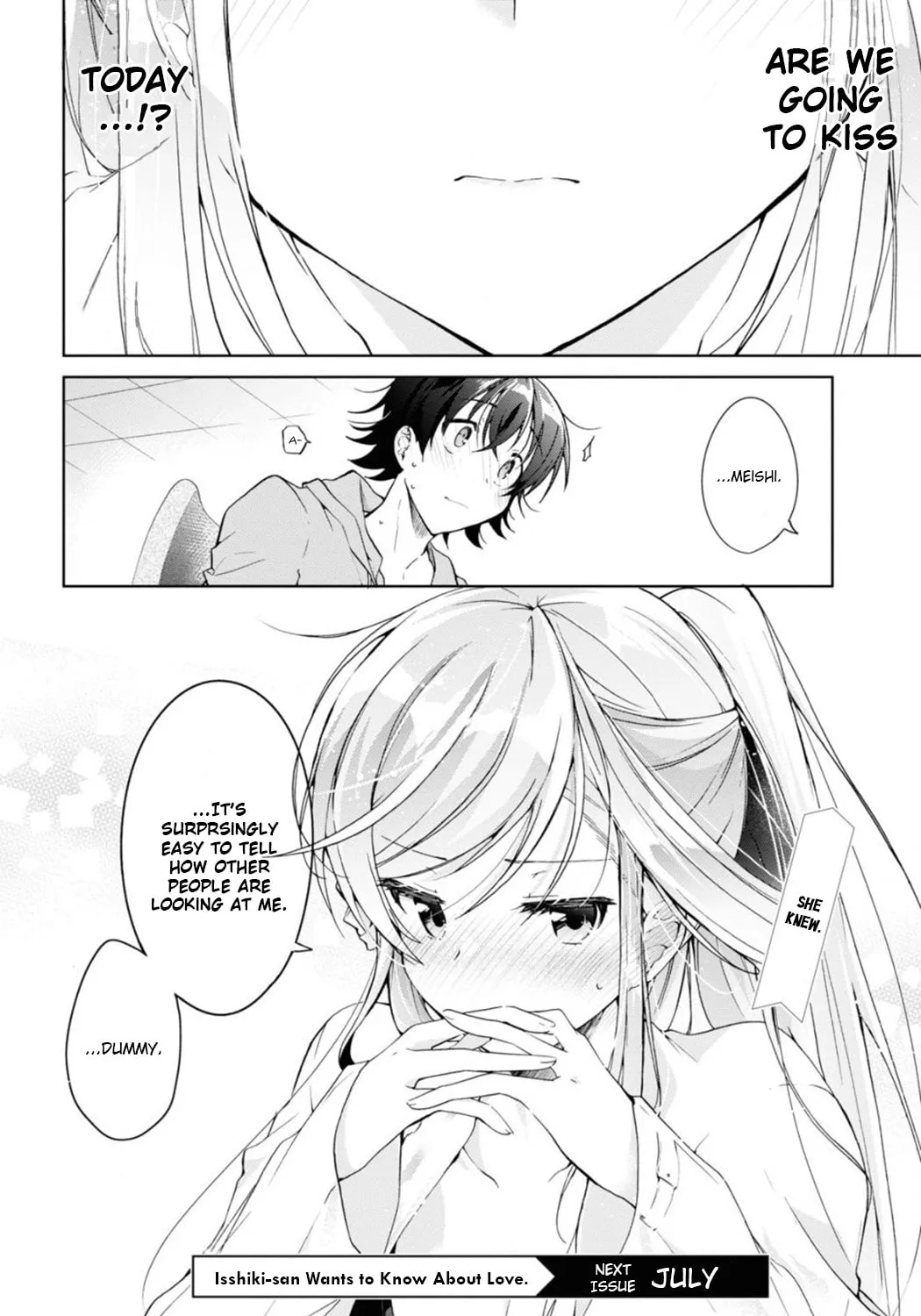 Isshiki-san wa Koi wo shiritai. Chapter 10 page 65 - 