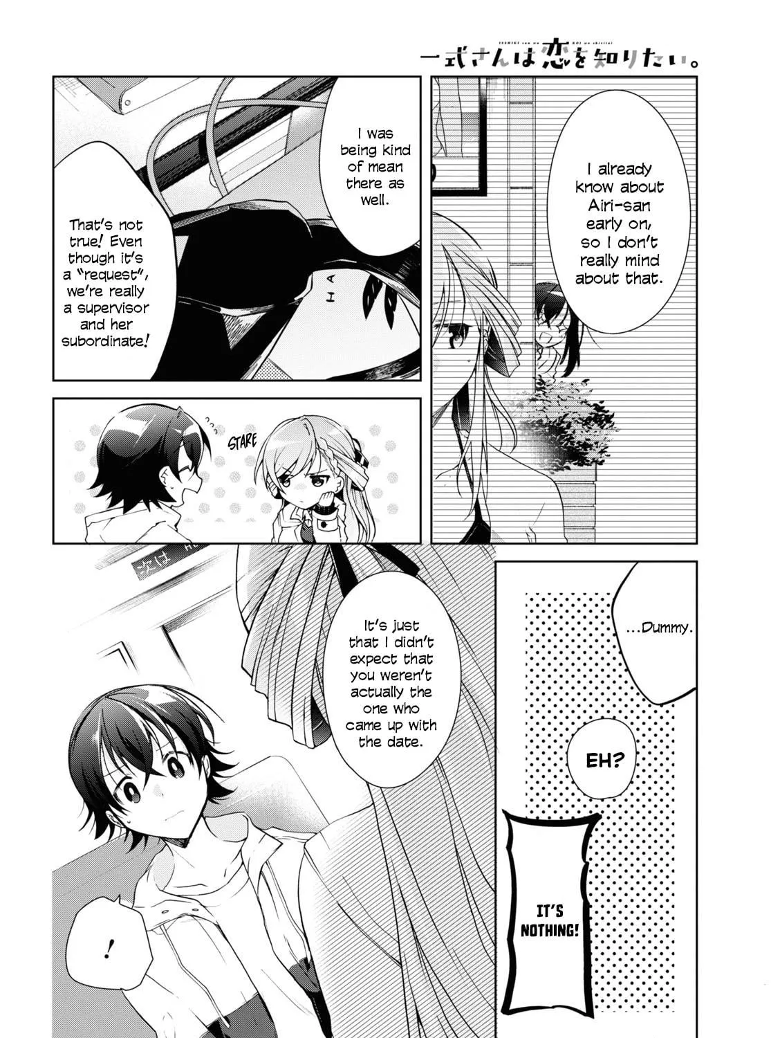 Isshiki-san wa Koi wo shiritai. Chapter 11 page 39 - 