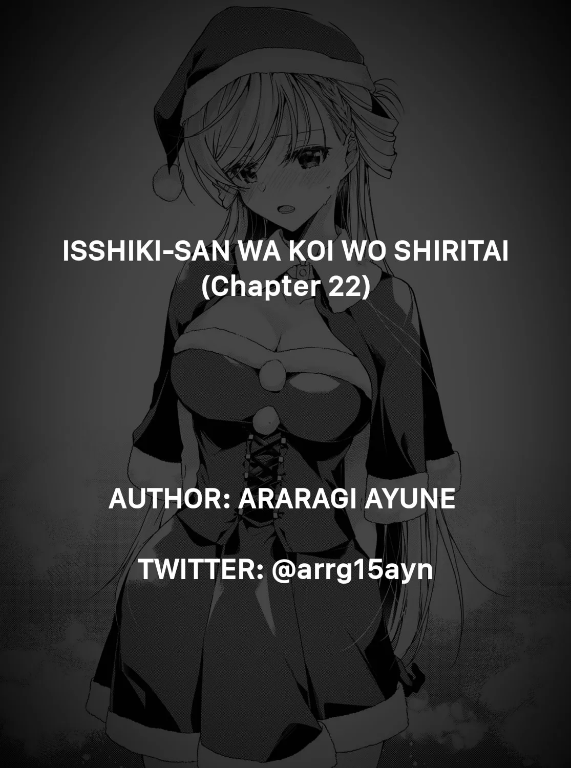 Isshiki-san wa Koi wo shiritai. Chapter 22 page 75 - 