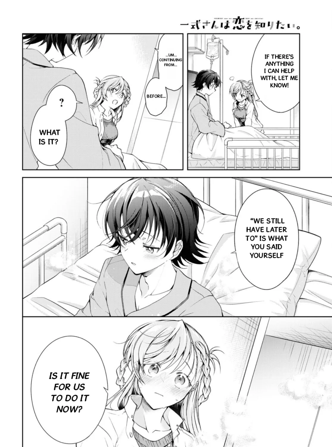 Isshiki-san wa Koi wo shiritai. Chapter 36 page 62 - 
