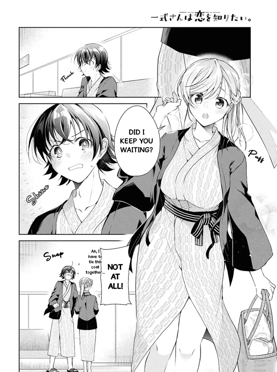 Isshiki-san wa Koi wo shiritai. Chapter 40 page 20 - 