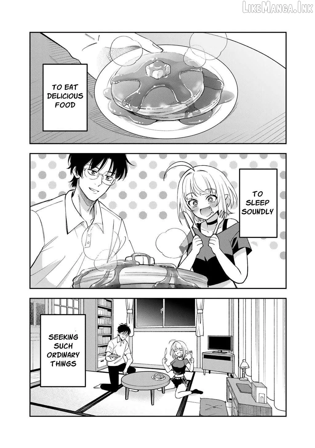 Itadakimasu, Yoake Made. ~Nemurenai Shousetsuka to Suenai Kyuuketsuki~ Chapter 1 page 1 - 