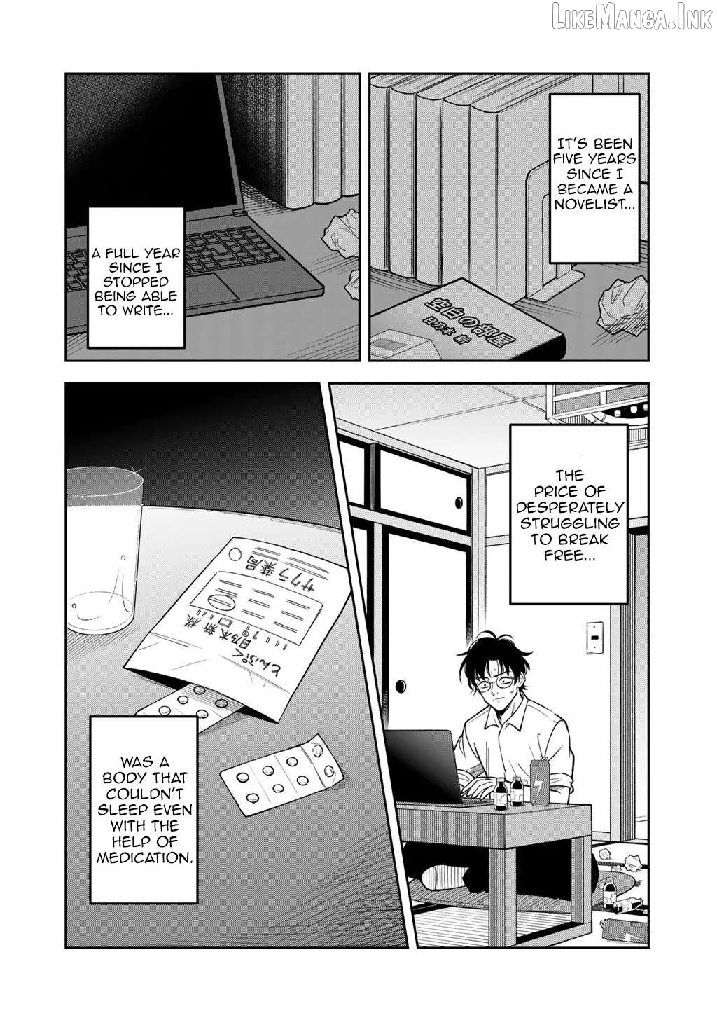 Itadakimasu, Yoake Made. ~Nemurenai Shousetsuka to Suenai Kyuuketsuki~ Chapter 1 page 7 - 