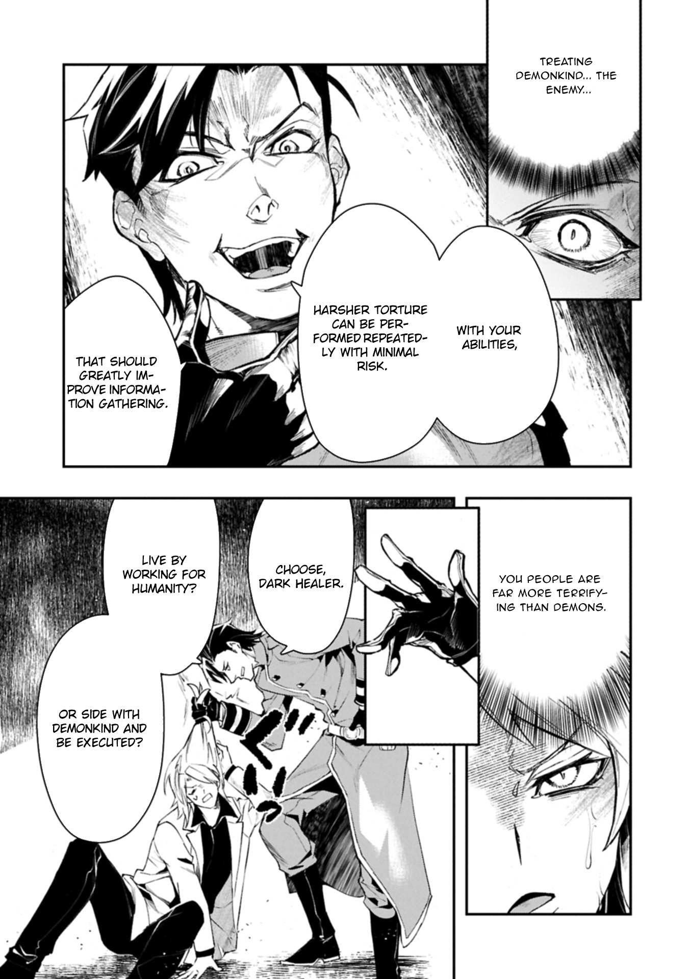Itan No Dark Healer, Makoku Kanbu Toshite Jinrui Wo Suitai Ni Michibiku You Desu Chapter 1 page 19 - 