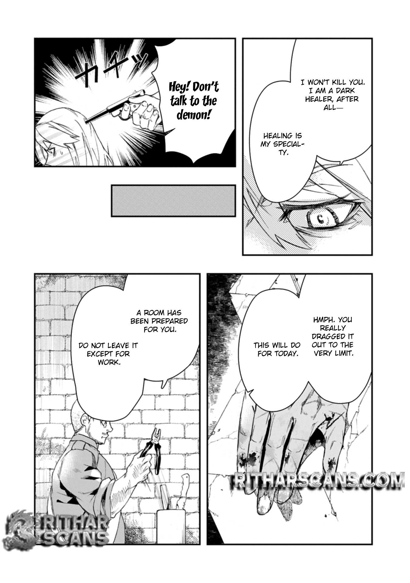Itan No Dark Healer, Makoku Kanbu Toshite Jinrui Wo Suitai Ni Michibiku You Desu Chapter 1 page 32 - 