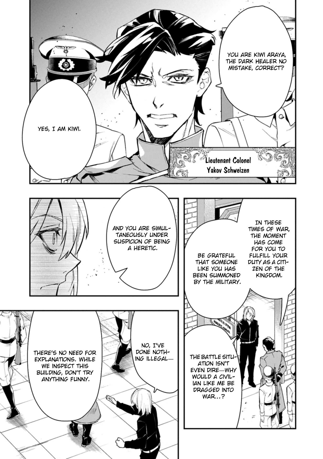Itan No Dark Healer, Makoku Kanbu Toshite Jinrui Wo Suitai Ni Michibiku You Desu Chapter 1 page 7 - 