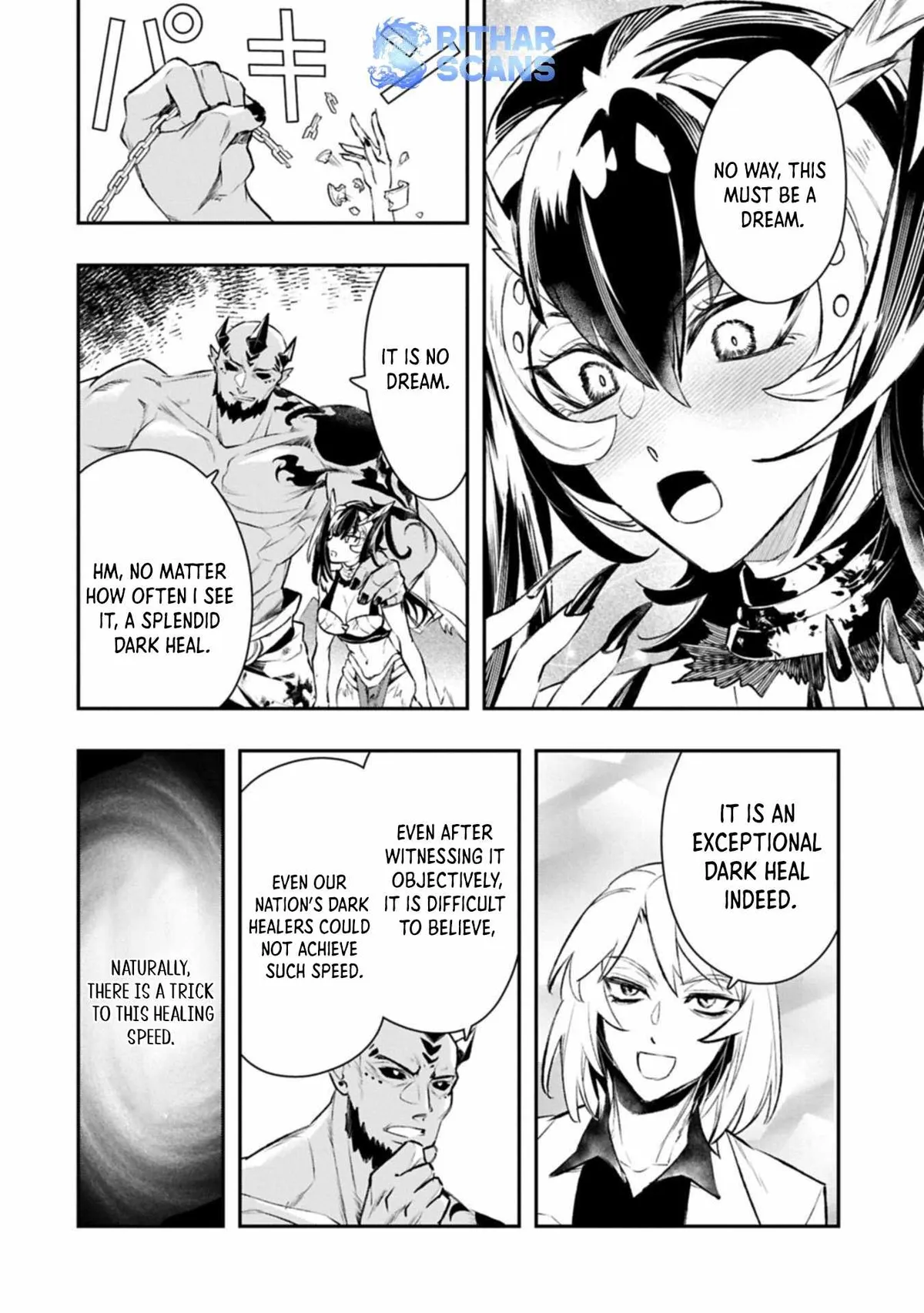Itan No Dark Healer, Makoku Kanbu Toshite Jinrui Wo Suitai Ni Michibiku You Desu Chapter 3 page 14 - 