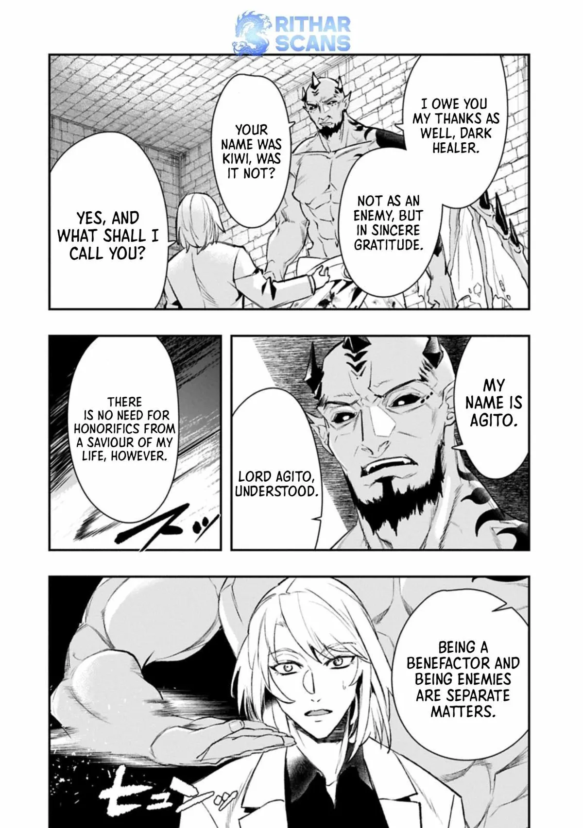 Itan No Dark Healer, Makoku Kanbu Toshite Jinrui Wo Suitai Ni Michibiku You Desu Chapter 3 page 8 - 