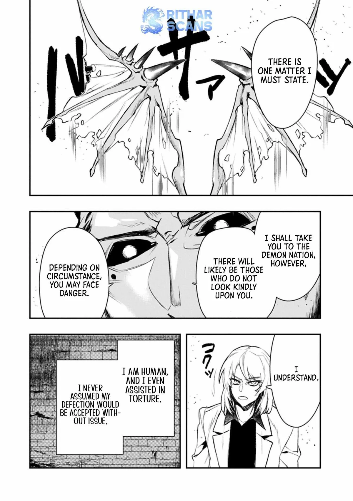 Itan No Dark Healer, Makoku Kanbu Toshite Jinrui Wo Suitai Ni Michibiku You Desu Chapter 4 page 14 - 