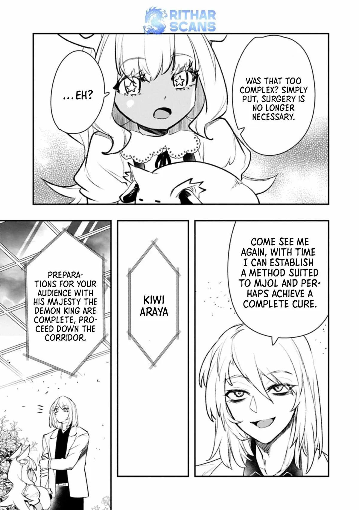 Itan No Dark Healer, Makoku Kanbu Toshite Jinrui Wo Suitai Ni Michibiku You Desu Chapter 4 page 33 - 