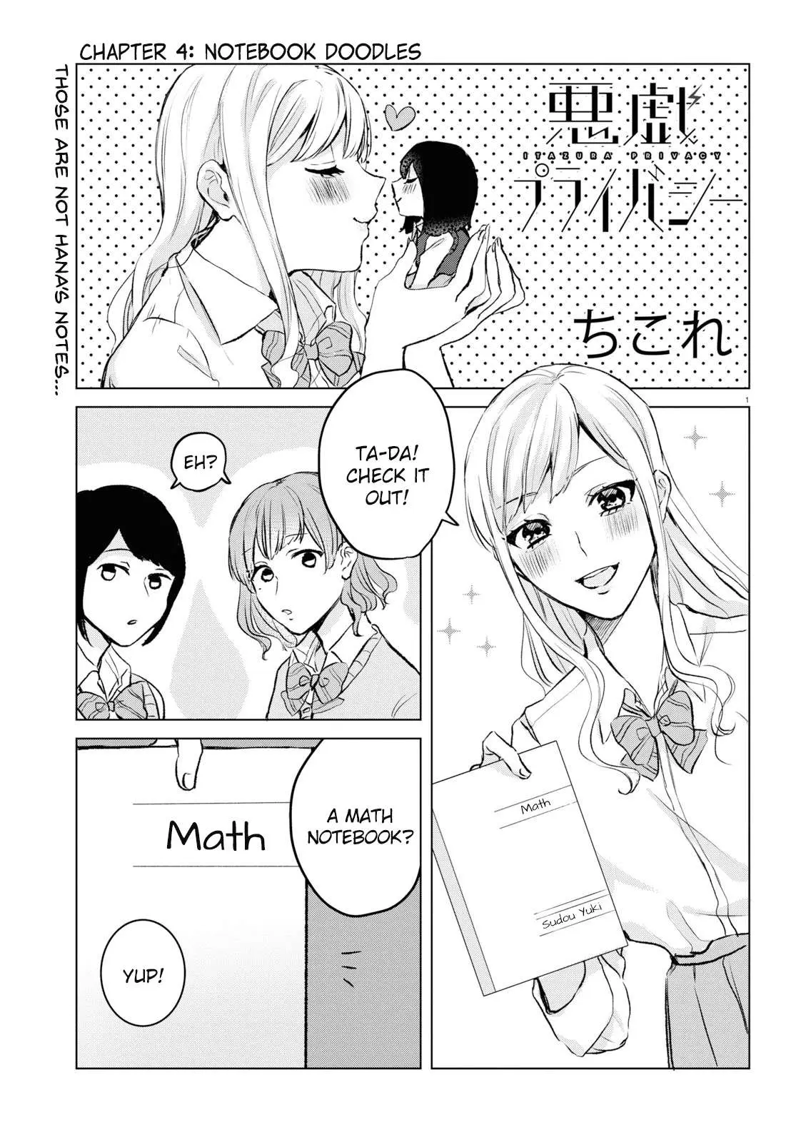 Itazura Privacy Chapter 4 page 1 - 