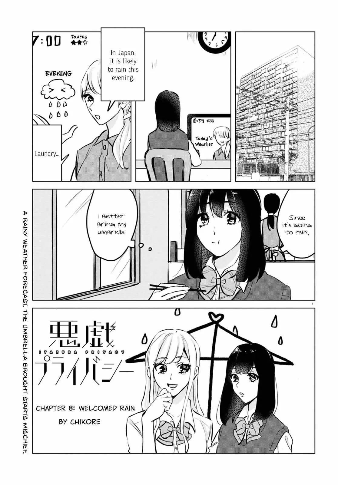 Itazura Privacy Chapter 8 page 1 - 