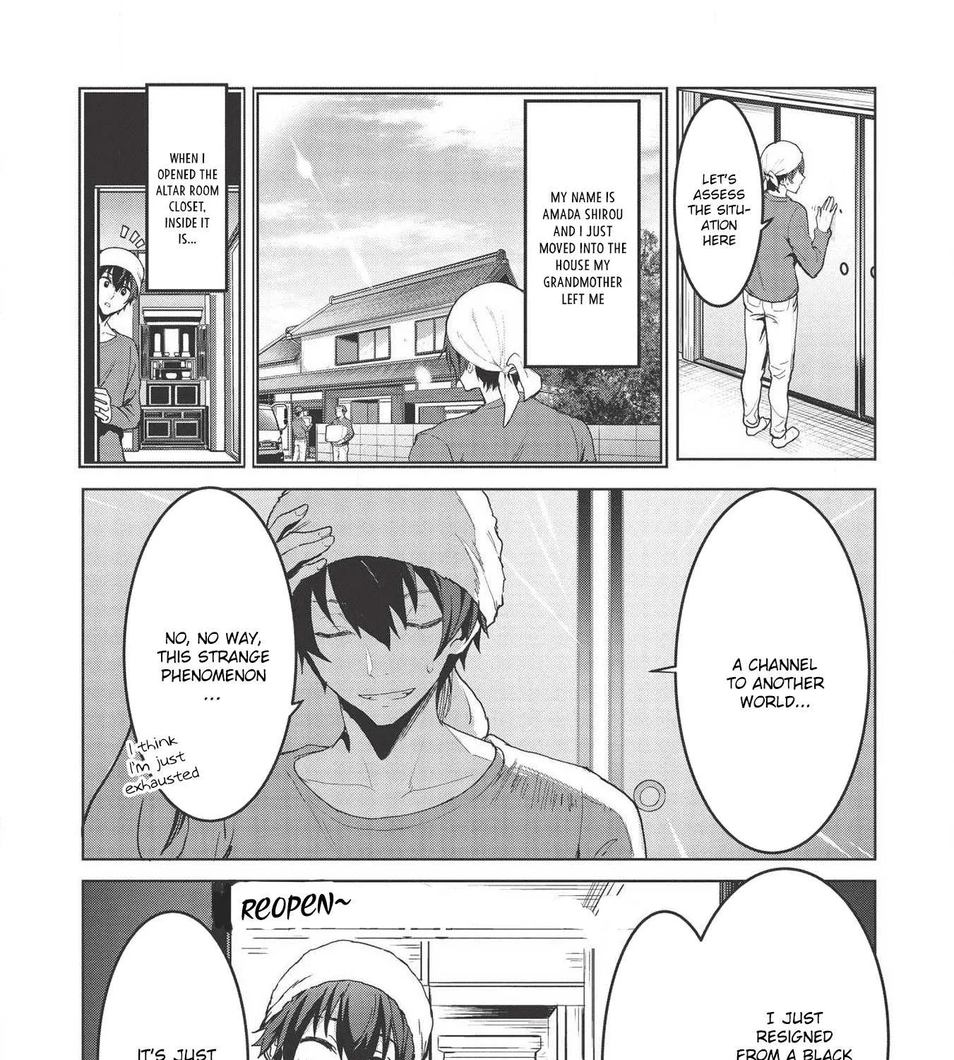 Itsudemo Jitaku Ni Kaerareru Ore Wa, Isekai De Gyoushounin O Hajimemashita Chapter 1 page 14 - 