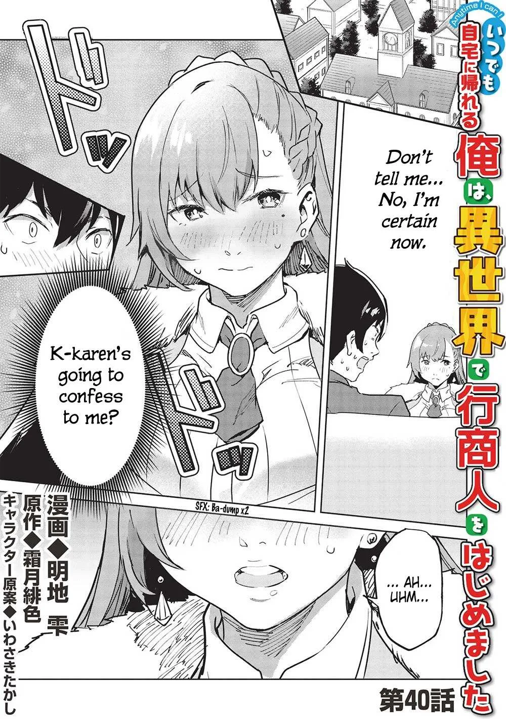 Itsudemo Jitaku Ni Kaerareru Ore Wa, Isekai De Gyoushounin O Hajimemashita Chapter 40 page 4 - 