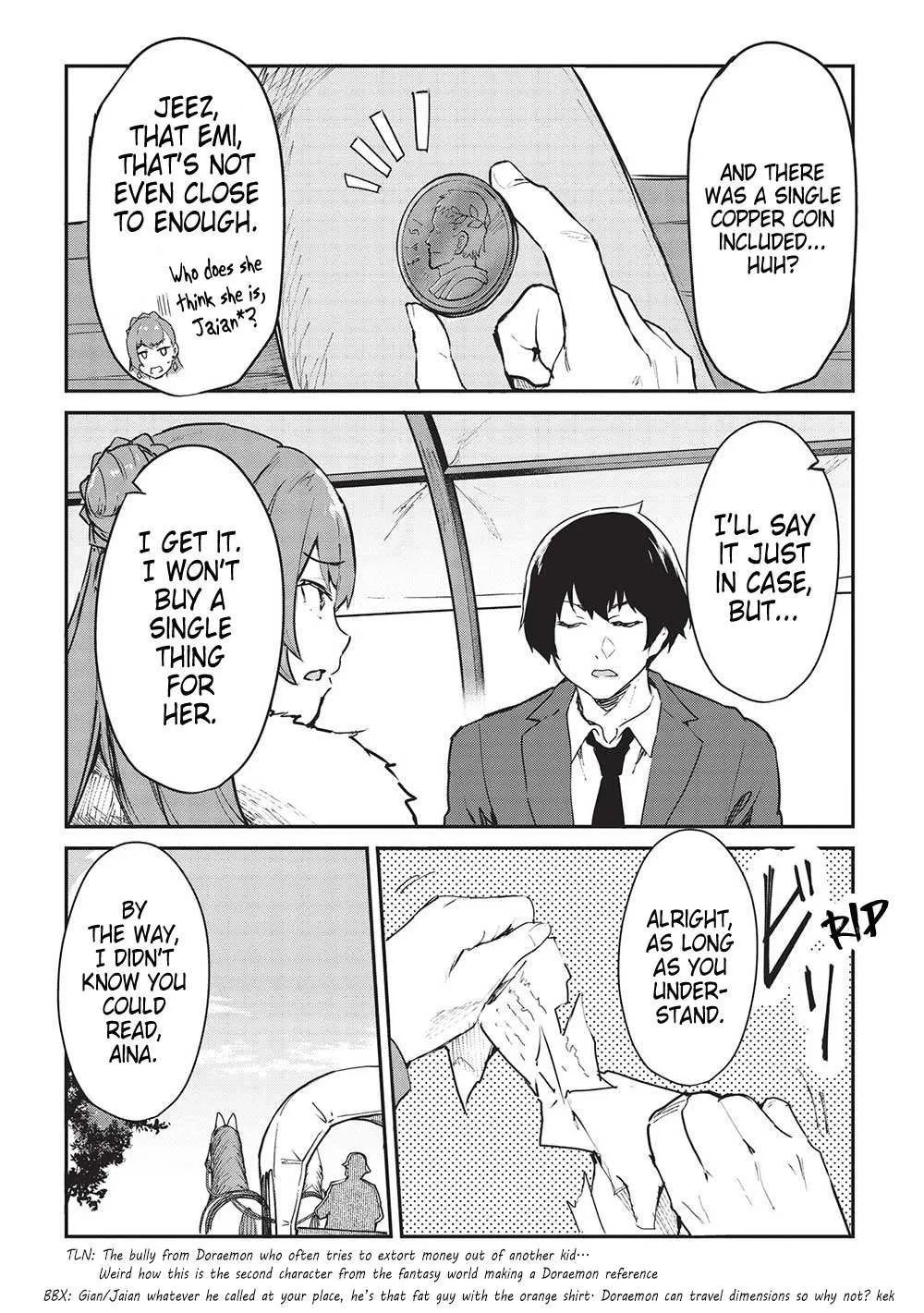 Itsudemo Jitaku Ni Kaerareru Ore Wa, Isekai De Gyoushounin O Hajimemashita Chapter 42 page 17 - 