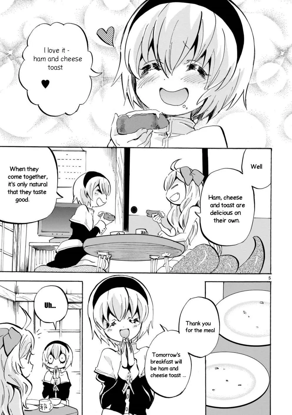 Jashin-chan Dropkick Chapter 14.1 page 5 - 