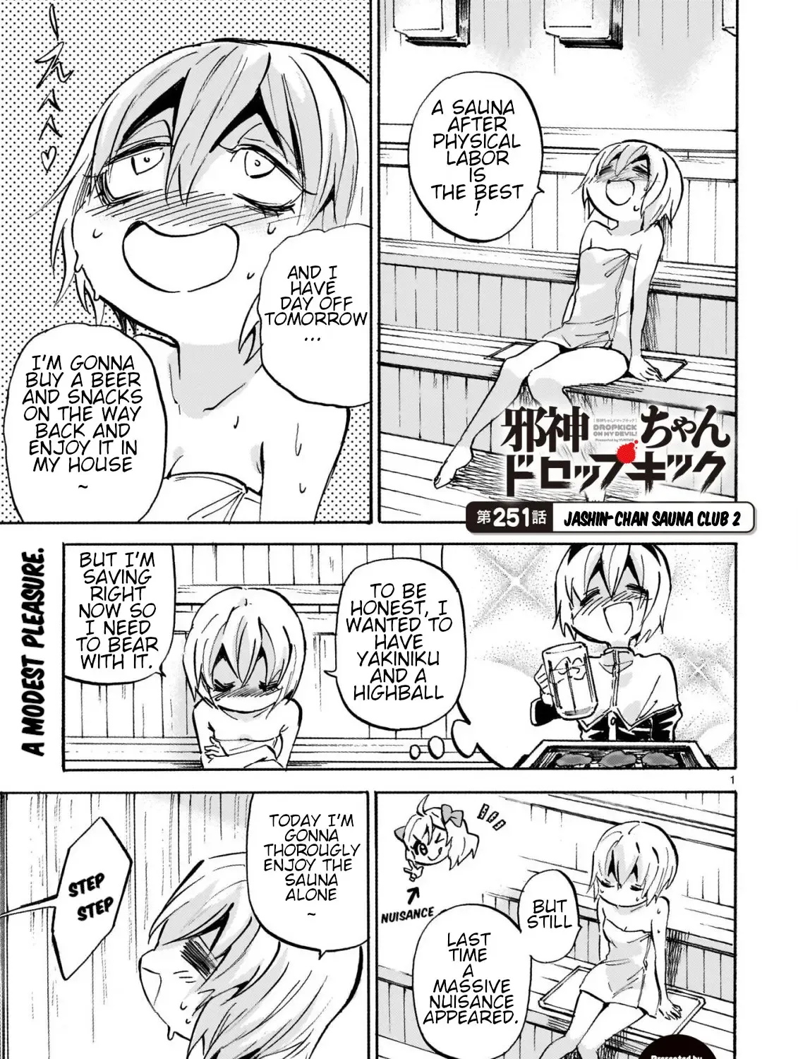 Jashin-chan Dropkick Chapter 256 page 1 - 