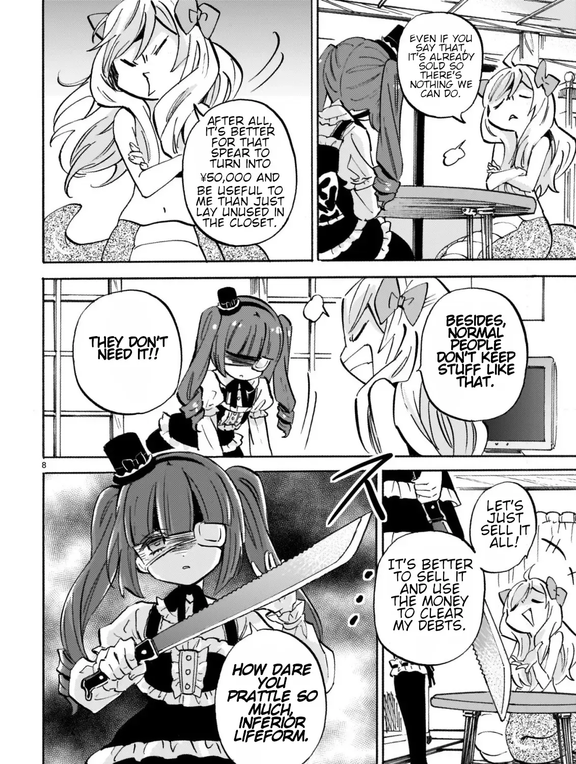 Jashin-chan Dropkick Chapter 268 page 15 - 