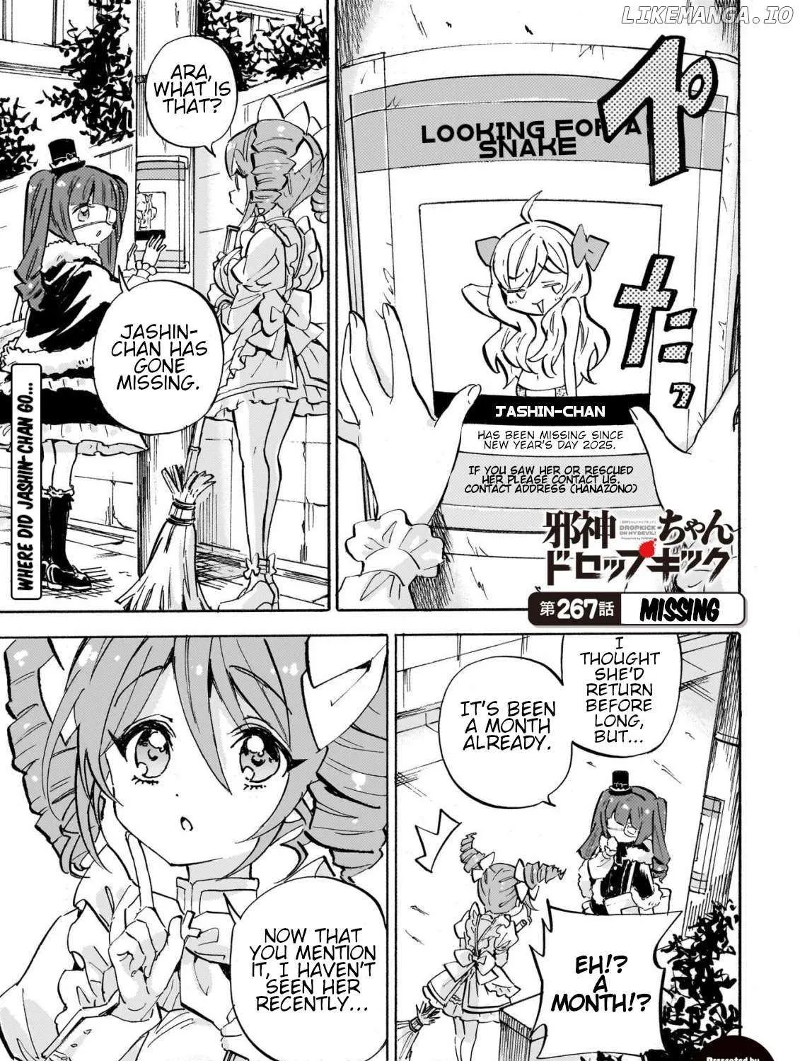 Jashin-chan Dropkick Chapter 272 page 1 - 