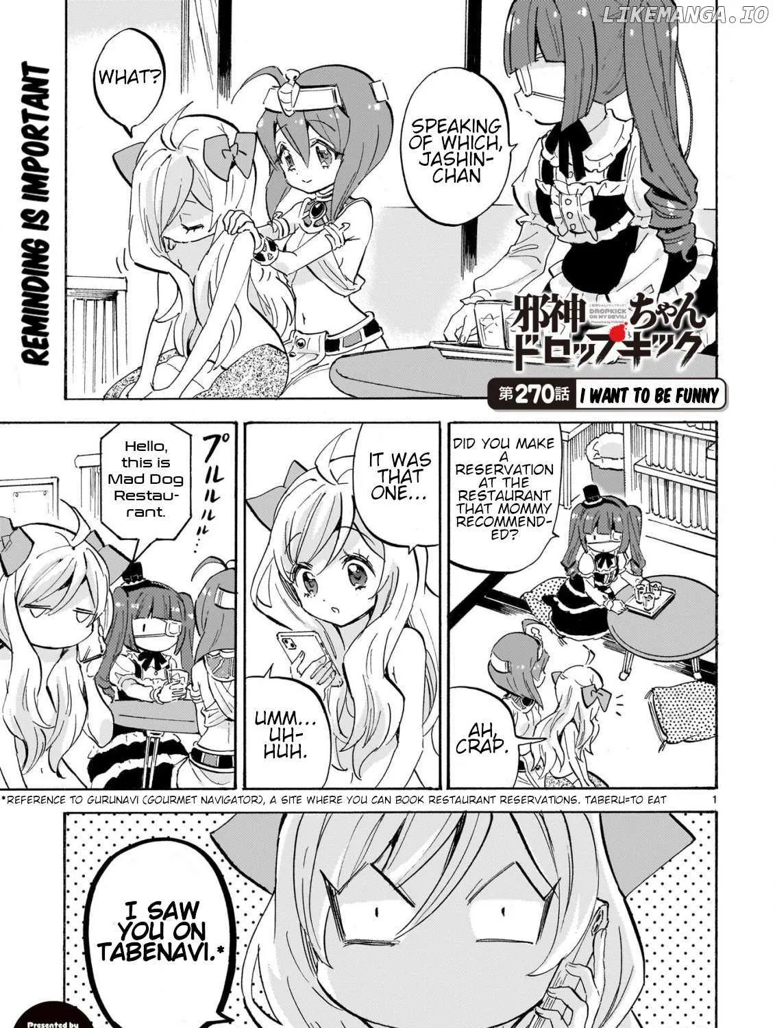 Jashin-chan Dropkick Chapter 275 page 2 - 