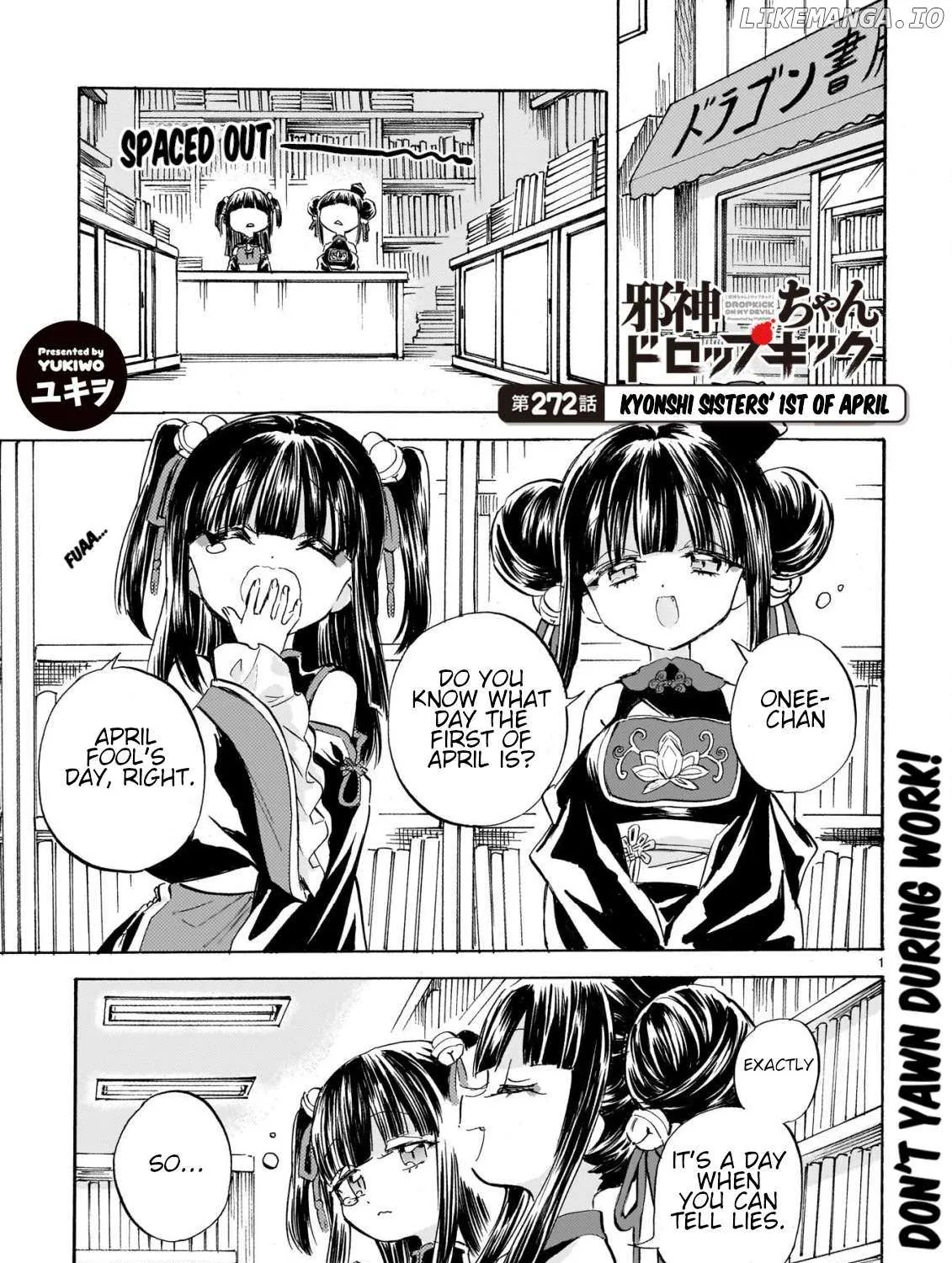 Jashin-chan Dropkick Chapter 277 page 1 - 