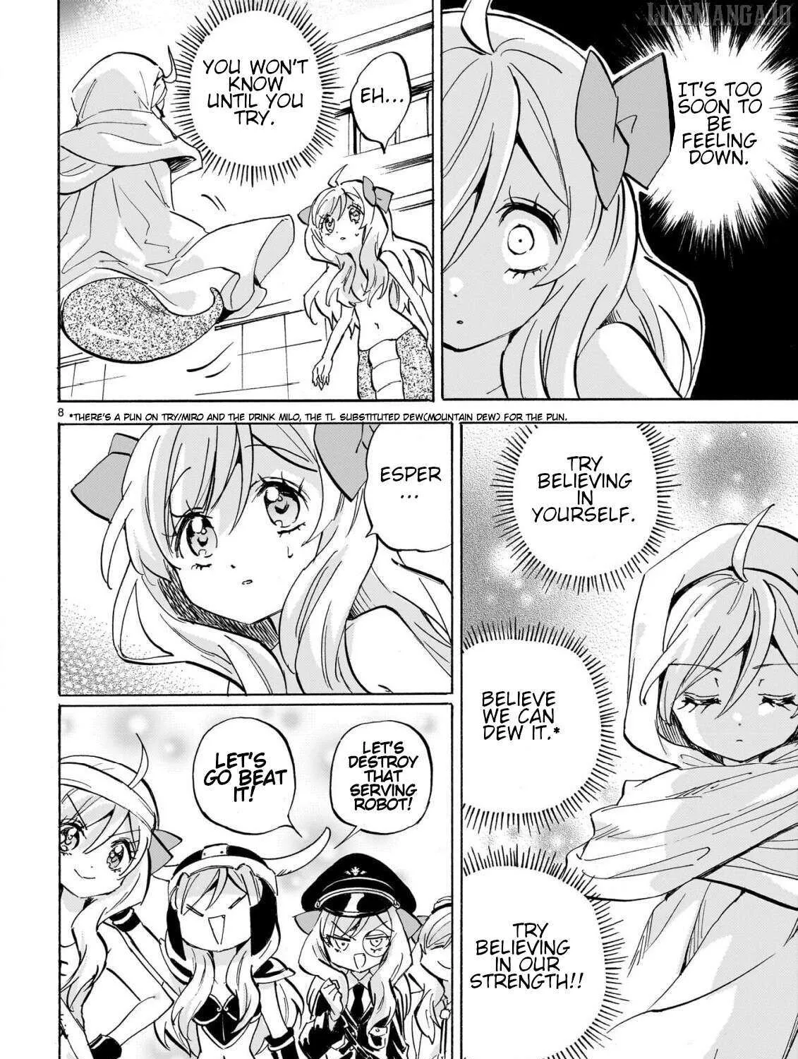 Jashin-chan Dropkick Chapter 284 page 16 - 