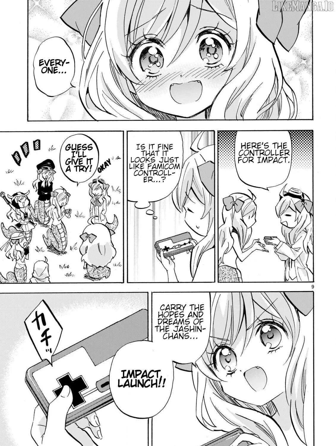 Jashin-chan Dropkick Chapter 284 page 18 - 