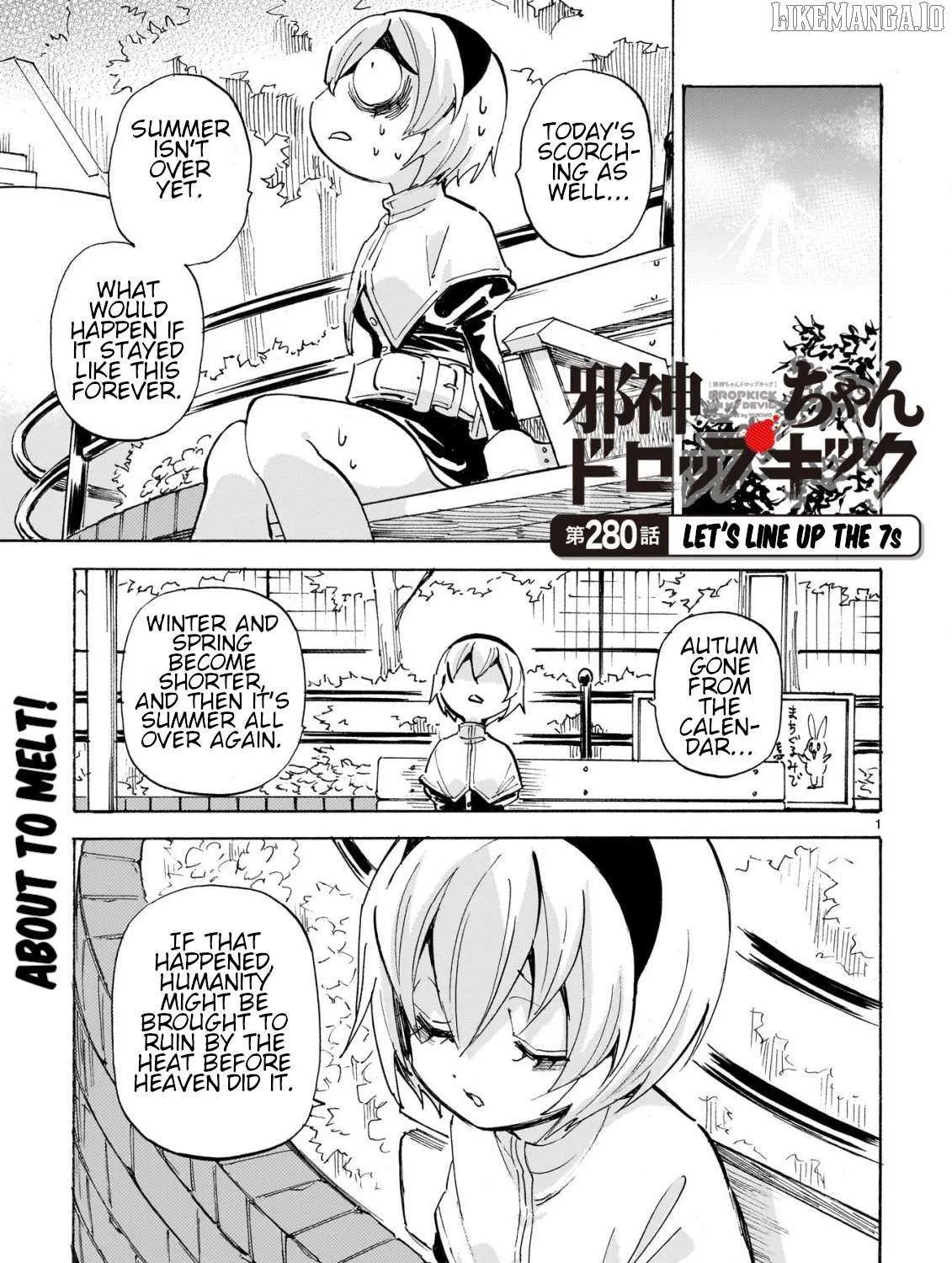 Jashin-chan Dropkick Chapter 286 page 1 - 