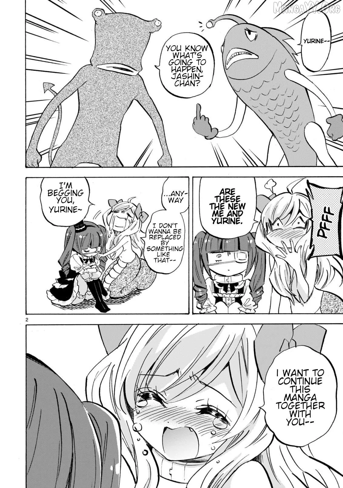 Jashin-chan Dropkick Chapter 290 page 2 - 
