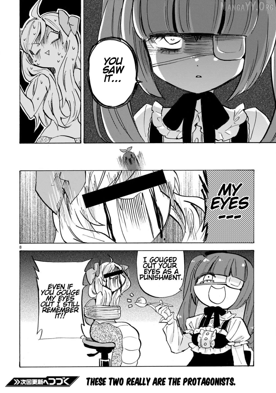 Jashin-chan Dropkick Chapter 290 page 8 - 