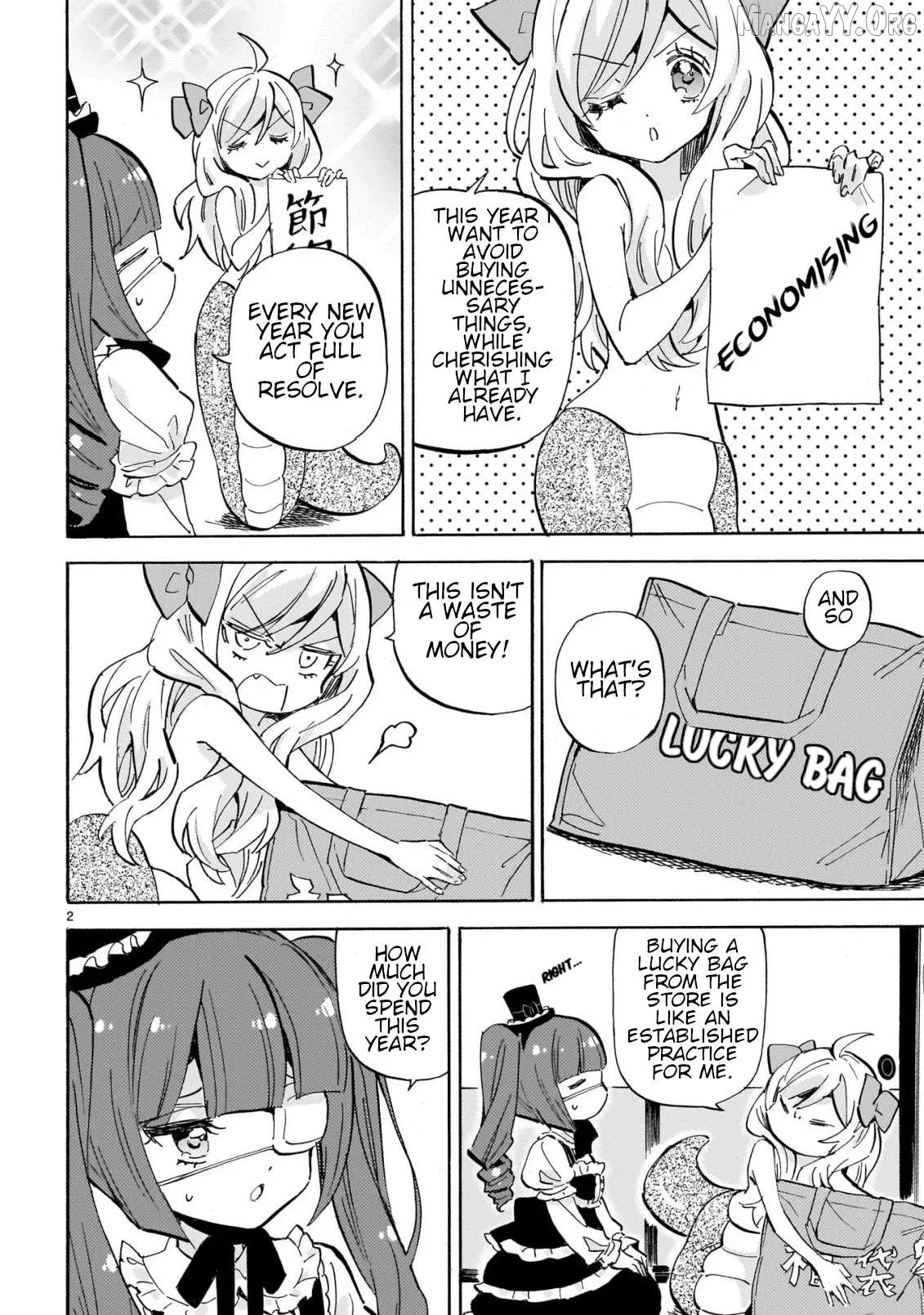 Jashin-chan Dropkick Chapter 291 page 2 - 