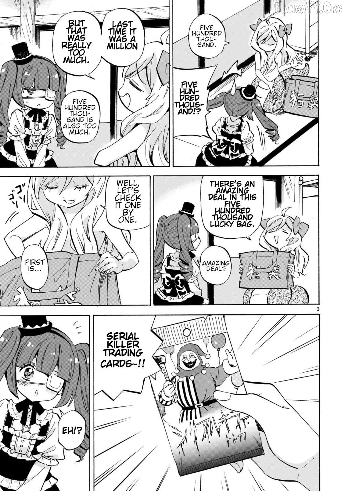 Jashin-chan Dropkick Chapter 291 page 3 - 