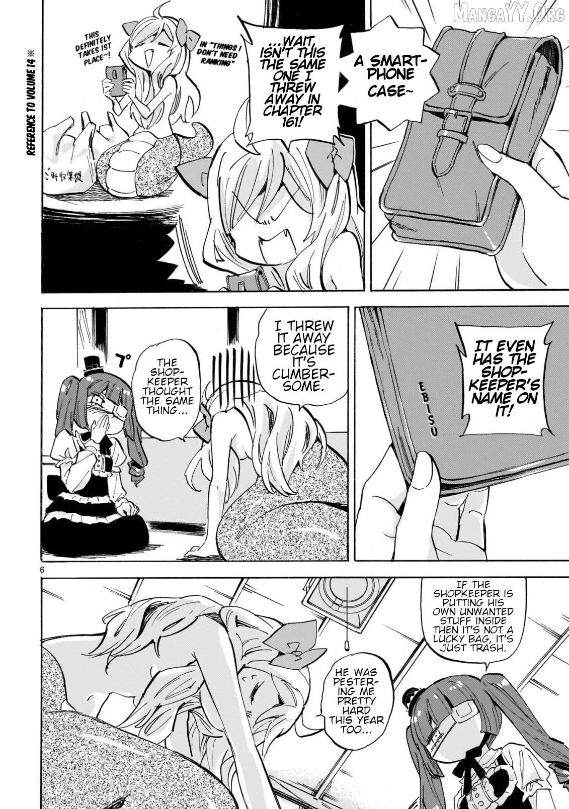 Jashin-chan Dropkick Chapter 291 page 6 - 