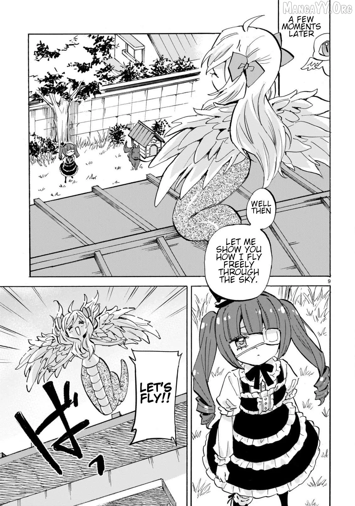 Jashin-chan Dropkick Chapter 291 page 9 - 