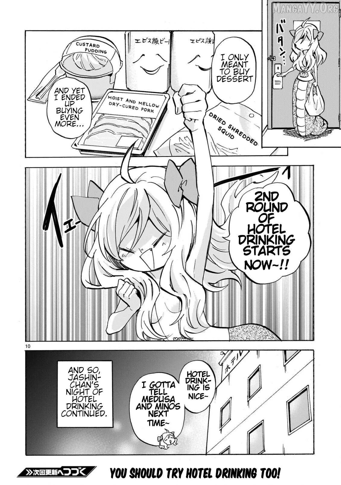 Jashin-chan Dropkick Chapter 292 page 10 - 