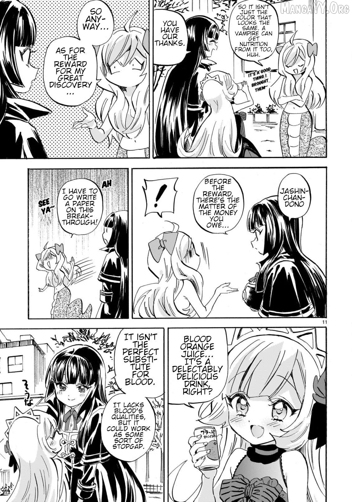Jashin-chan Dropkick Chapter 294 page 11 - 