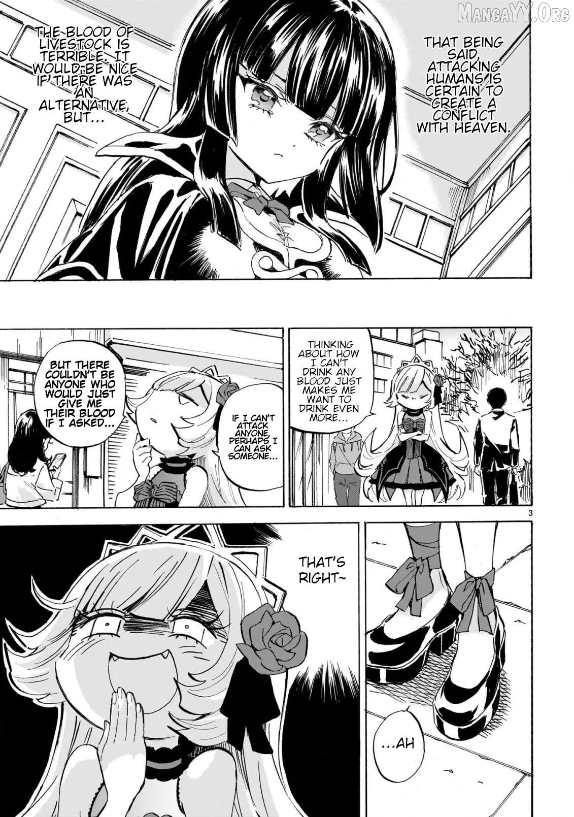 Jashin-chan Dropkick Chapter 294 page 3 - 