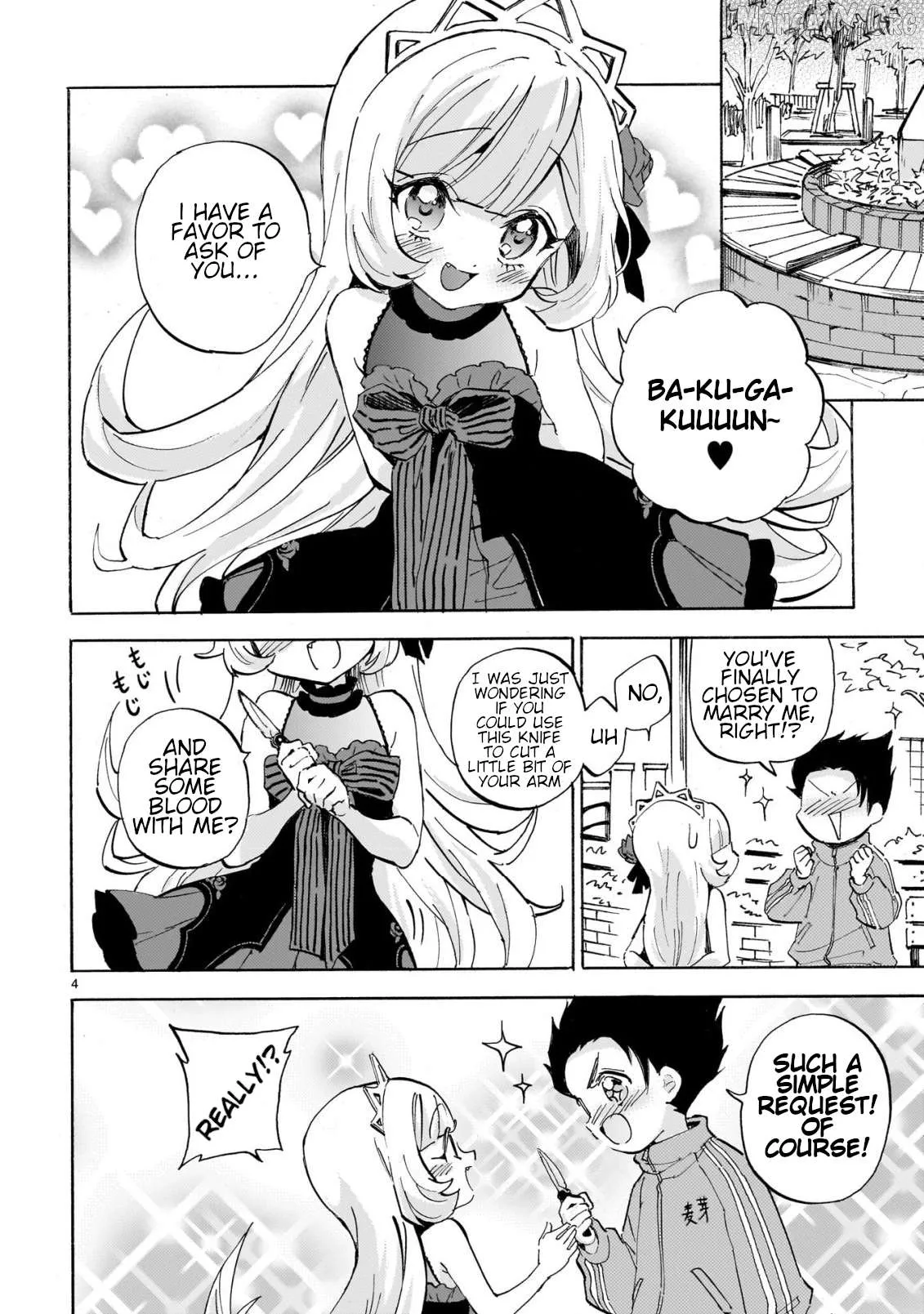 Jashin-chan Dropkick Chapter 294 page 4 - 
